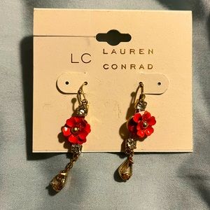 LC Lauren Conrad earrings for pierced ears.